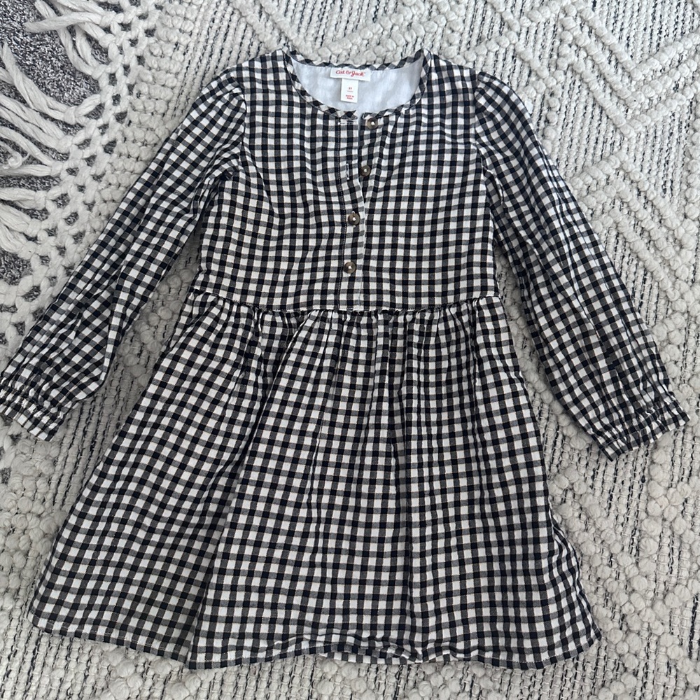 Toddler checkered dress